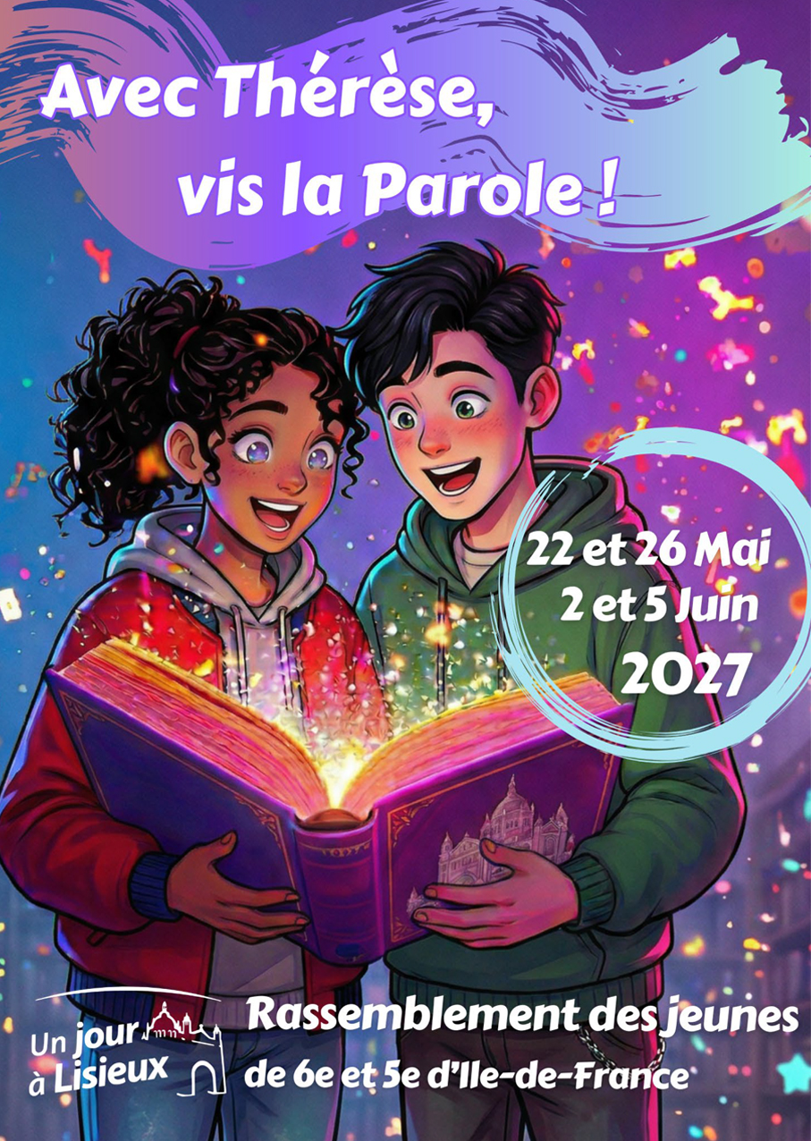 Affiche 2027 : Avec Thérèse, vis la Parole !